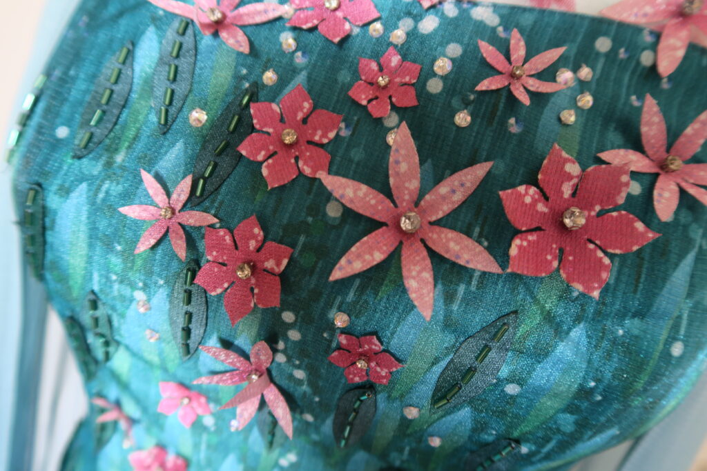 Flower Detail Elsa Frozen Fever Cosplay