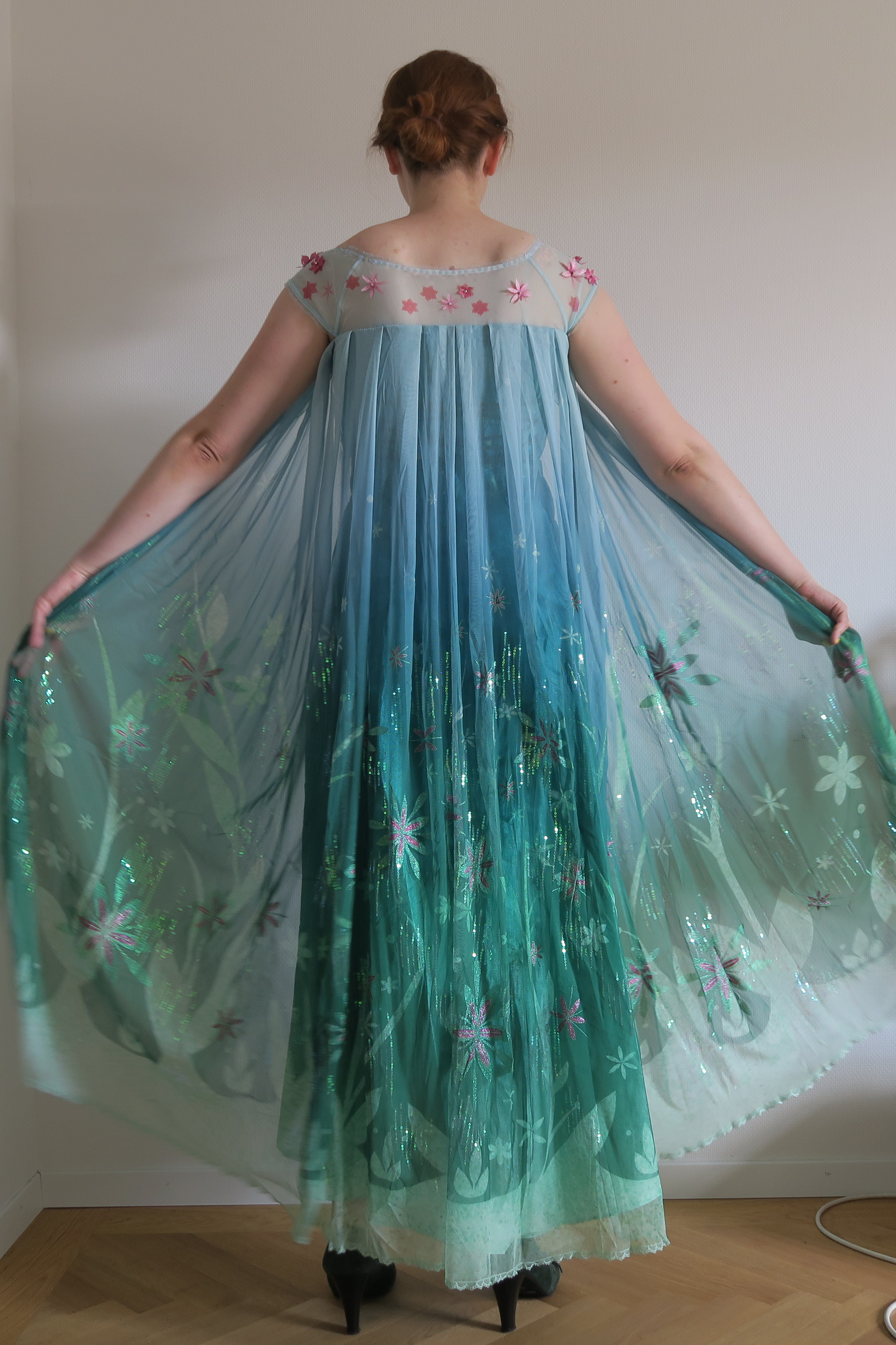 Secret Honey Elsa Frozen Fever Cosplay Back