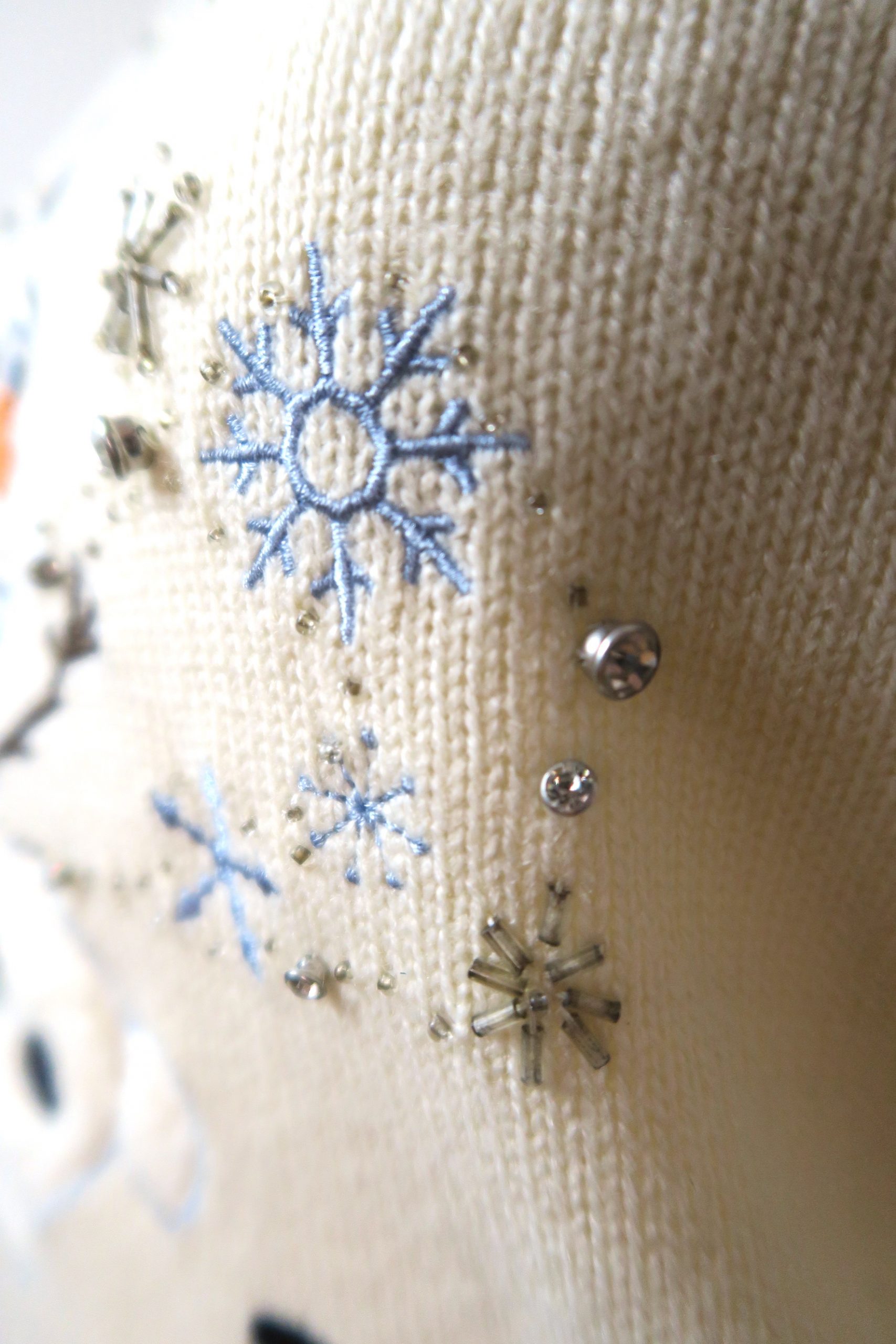 Embroidery Detail Secret Honey Olaf Sweater