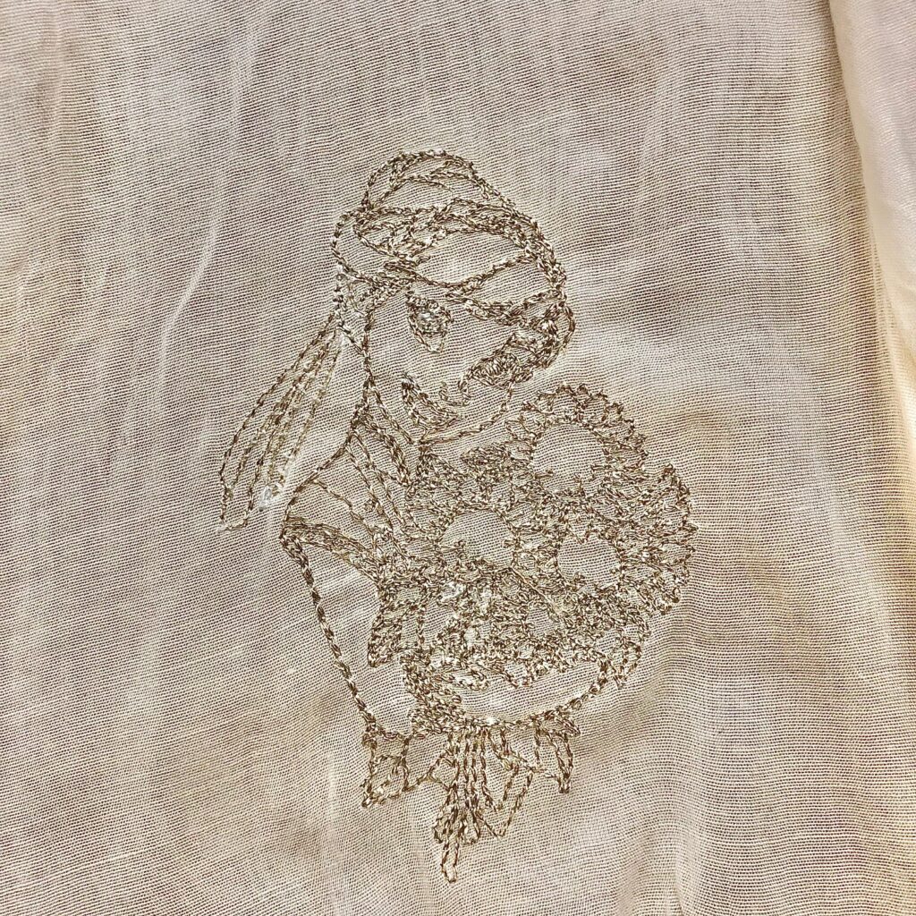 Blouse Anna Gold Embroidery