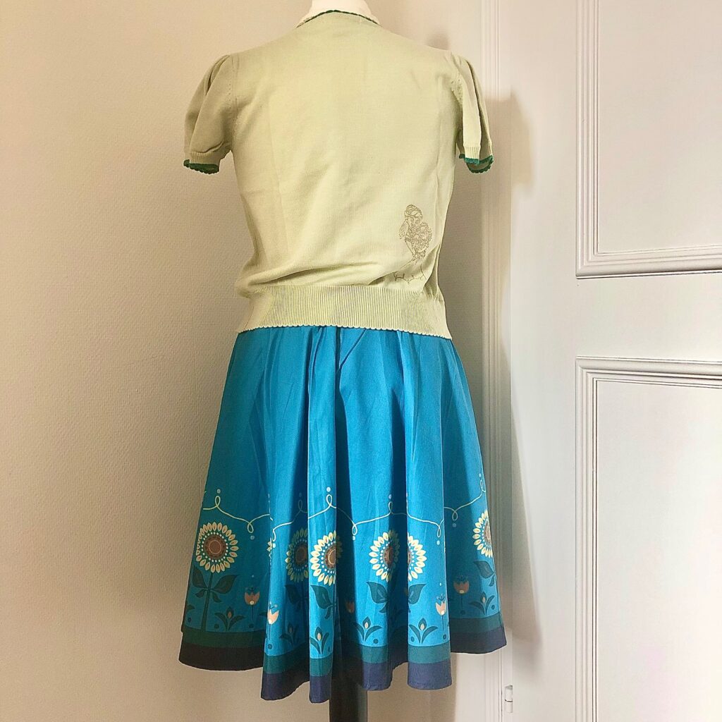 Back View Anna Frozen Fever Set