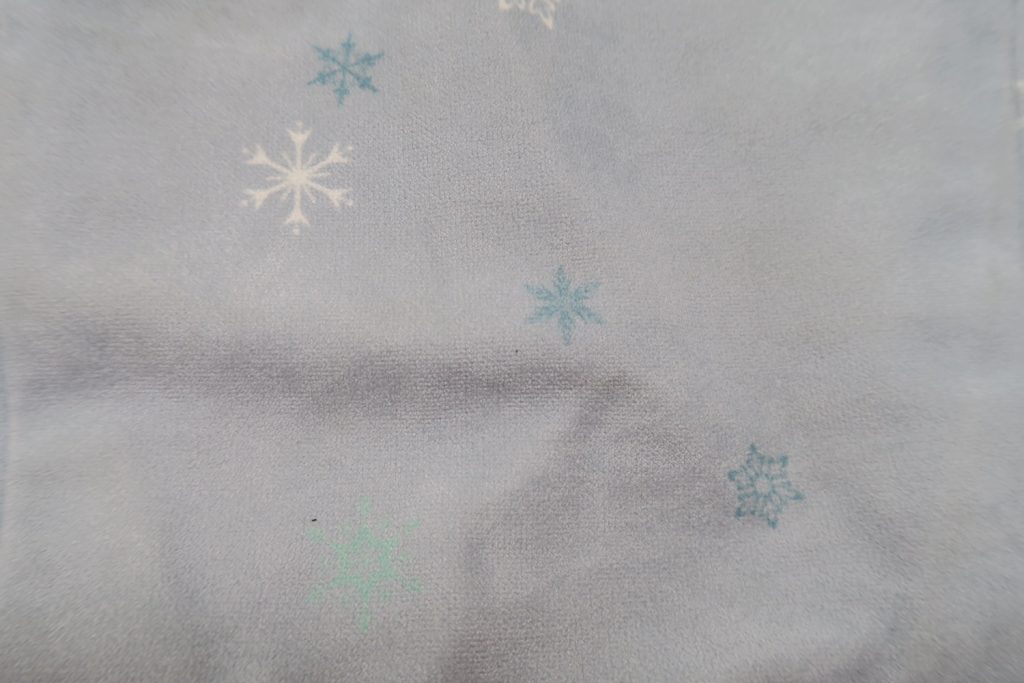 Snowflake Print on the Bodice