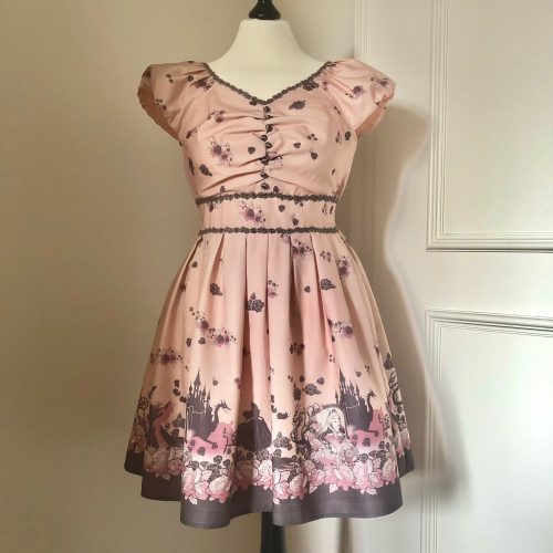 Front of the Aurora Pink Dress